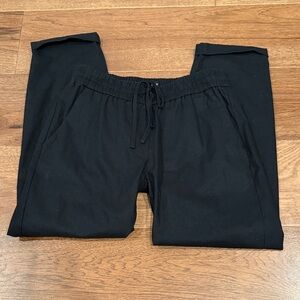 J Crew Women's Black Drawstring Pants